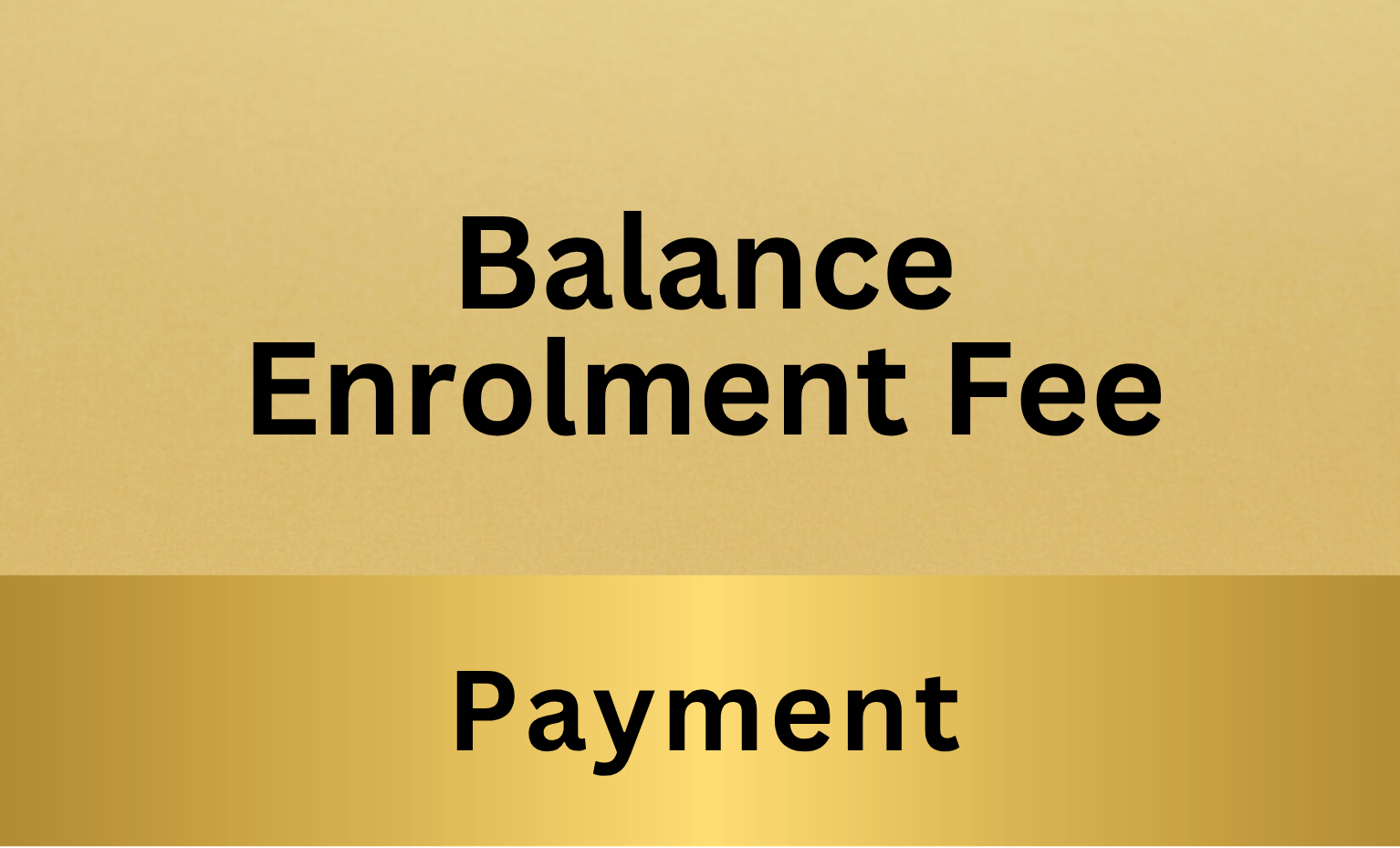 Balance Payment.